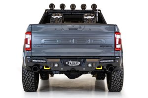 Ford Raptor Bumper - Rear - Addictive Desert Designs - HoneyBadger - Hammer Black - `21-`22